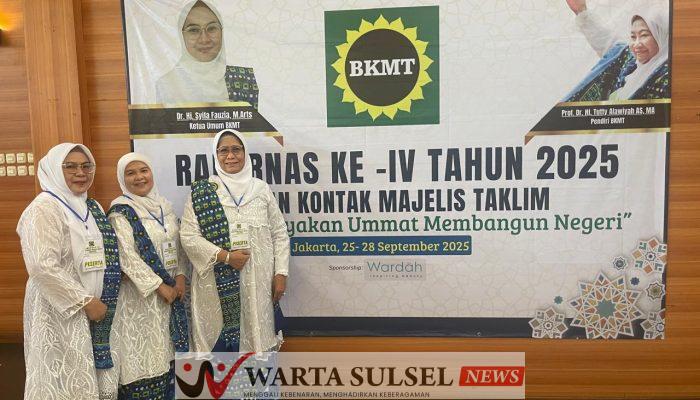 Ketua BKMT Kabupaten Soppeng Hadiri Rakernas BKMT di Jakarta