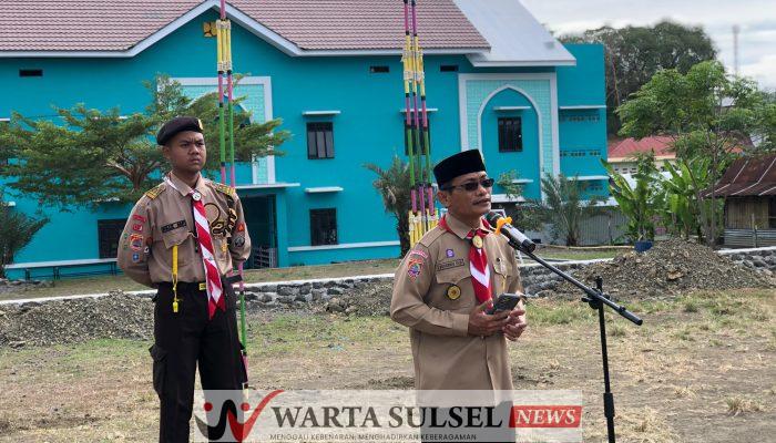 Gelar Persami, Pramuka MA Yasrib Terima Tamu Ambalan 