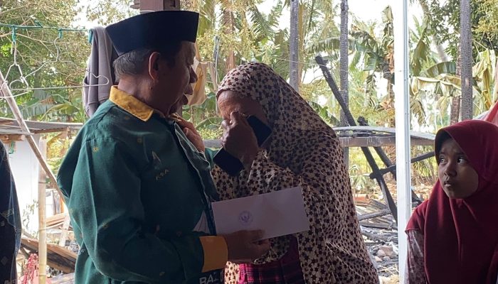 Tangis Haru Korban Kebakaran Didesa Kebo Saat Baznas Bawa Bantuan