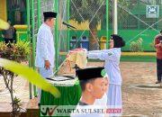 Berapi-api, Kakan Kemenag Soppeng Bacakan Sambutan Menag RI 