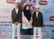 MTs Ponpes Yasrib Wakili Kabupaten Soppeng Lomba Kreativitas Matematika di Makassar 