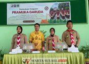 Sepuluh Anggota Pramuka MTs Ponpes Yasrib Lapajung Ikut Ujian Pramuka Garuda 