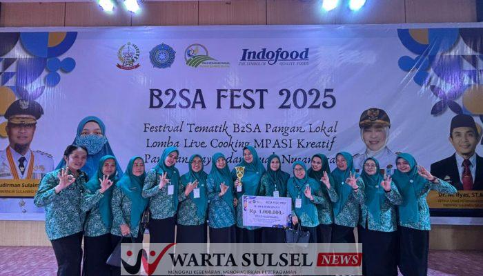 TP PKK Kabupaten Soppeng Sabet Harapan 1 Lomba Display Olahan Pangan Lokal