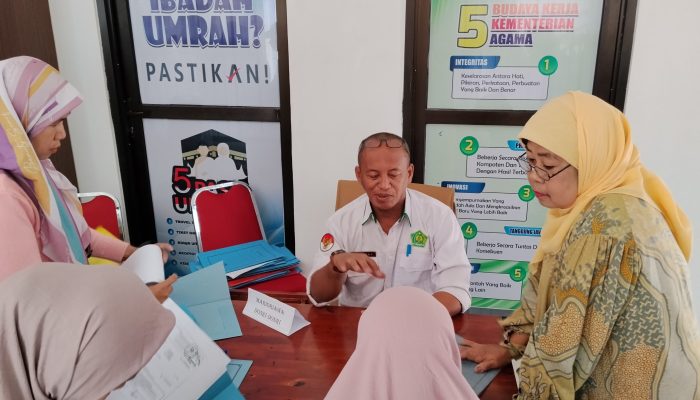Membeludak, Kemenag Soppeng Mulai Verifikasi Data Calon Haji 2026