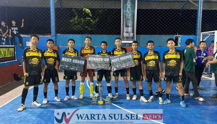 Tim Futsal MTs PP Yasrib Lapajung Raih Runner-Up SMANEL CUP 2025