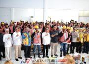 Andi Iwan Darmawan Aras Bekali 140 Tenaga Kerja Kontruksi di Soppeng