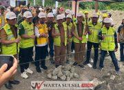 Wakil Ketua DPRD Sulsel Groundbreaking Preservasi Jalan MYC Paket 4 di Wajo