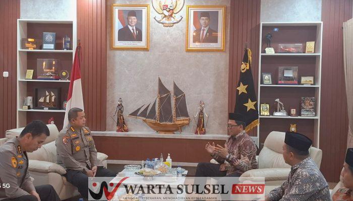 Kanwil KemenhaJ Jajaki Kerja Sama dengan Polda Sulsel 