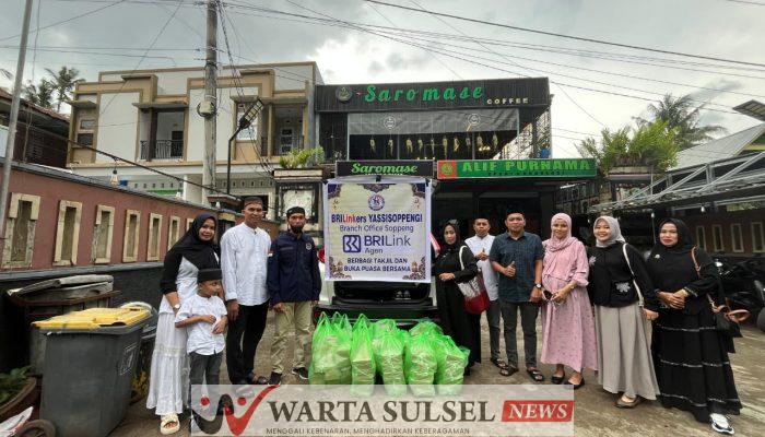 Tebar Kebaikan, Brilinkers Yassisoppengi BRI BO Soppeng Berbagi Takjil dan Bukber