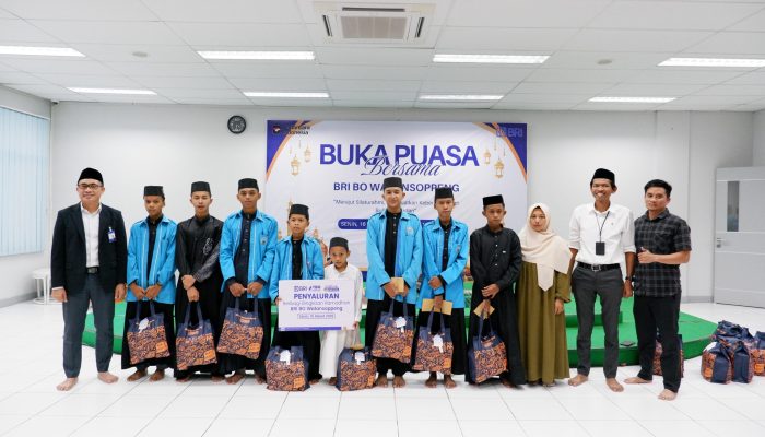 Berkah Ramadan, BRI Cabang Soppeng Gelar Buka Puasa dan Santunan Anak Yatim