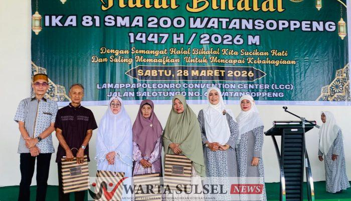 Penuh Kehangatan, IKA SMA 200 Angkatan 81 Gelar Halal Bi Halal