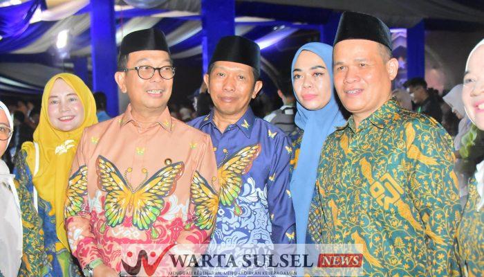 Beri Semangat, Bupati Soppeng Ikut Parade Kafilah