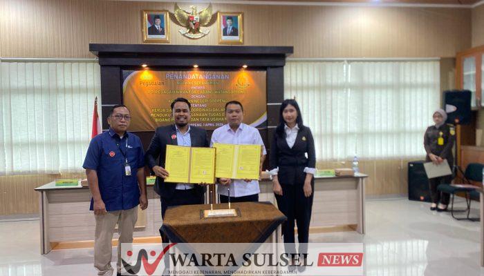PT Pegadaian Soppeng dan Kejari Teken MoU Bidang Perdata dan Tata Usaha Negara