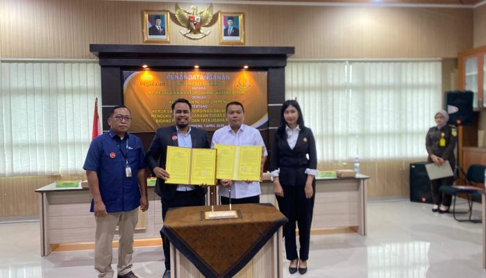 PT Pegadaian Soppeng dan Kejari Teken MoU Bidang Perdata dan Tata Usaha Negara