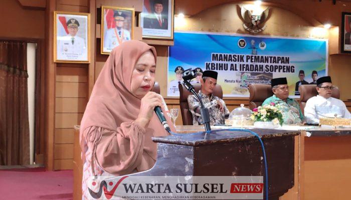 Suara Merdu Qariah Nasional Hj Suriani Warnai Manasik Pemantapan KBIHU Al-Ifadah