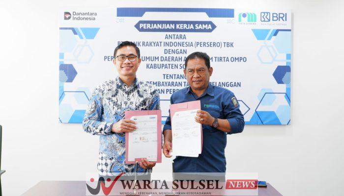 Simpel dengan Brimo Bayar Tagihan, PDAM Soppeng Teken MoU dengan BRI