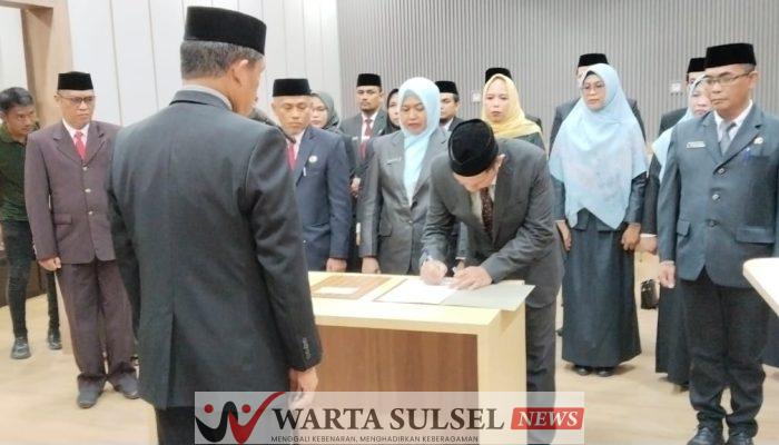 18 Pejabat Administrator dan Fungsional Pemkab Soppeng Dilantik, Berikut Namanya