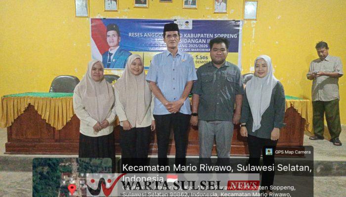 Reses di Desa Mariorilau, Andi Mahfud Tanggapi Keluhan Data Desil