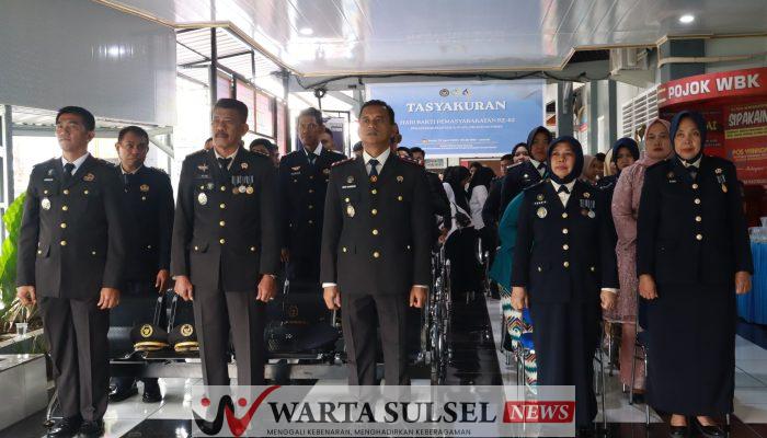 Rutan Watansoppeng Ikuti Tasyakuran Hari Bakti Pemasyarakatan 2026, Teguhkan Komitmen Pelayanan Prima