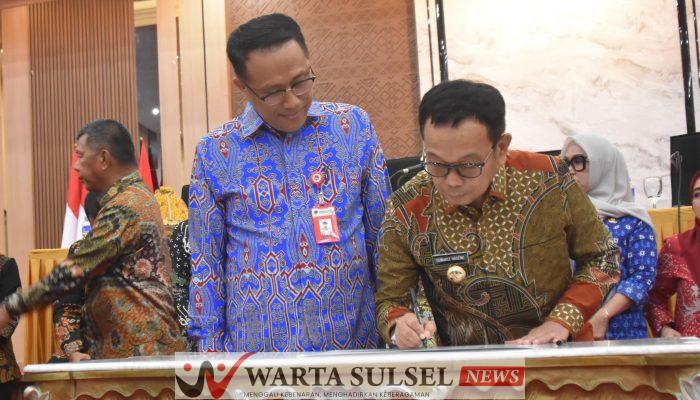 Bupati Soppeng Hadiri Rakor Pencegahan Korupsi Pertanahan 