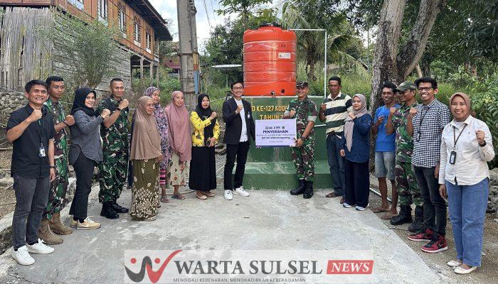 BRI Peduli, Serahkan Bantuan Sumur Bor di Program TMMD Desa Jampu