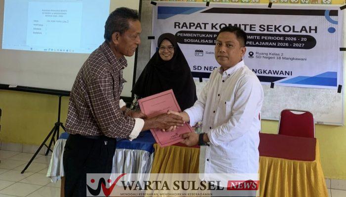 Sosok Yusri Muhammad Yusuf Terpilih Ketua Komite SDN 18 Mangkawani