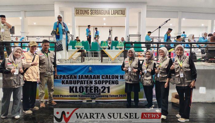 Tergabung Dalam KBIHU Al-Ifadah, 313 CJH Kabupaten Soppeng Resmi Dilepas ke Tanah Suci