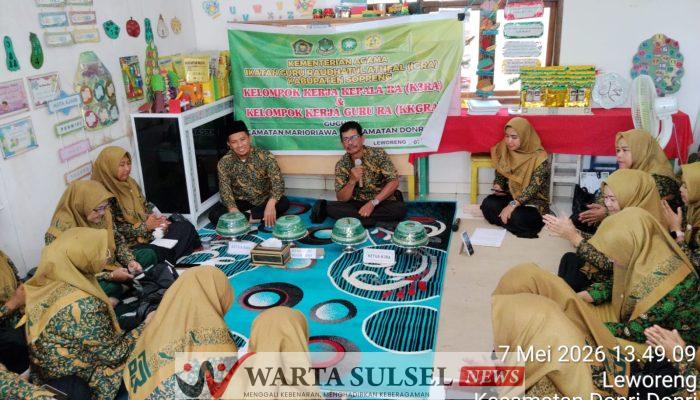 Pasca Dilantik Kasi Penmad Silaturahmi Dengan Kepala dan Guru RA Gugus II 