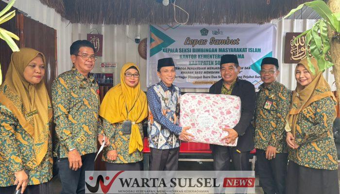 Suasana Haru Menyelimuti Lepas Sambut Kasi Bimas Islam Kemenag Soppeng