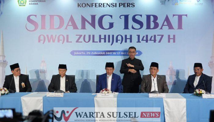 Sidang Isbat Pemerintah Tetapkan Idul Adha Jatuh Pada 27 Mei 