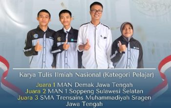 Keren! MAN 1 Soppeng Juara Umum 2 Nasional LKTI PKTJ Fest 2026