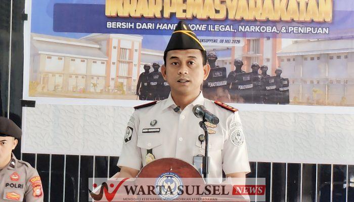 Karutan Soppeng Tindak Tegas Peredaran HP Ilegal, Narkoba, dan Penipuan di Dalam Rutan
