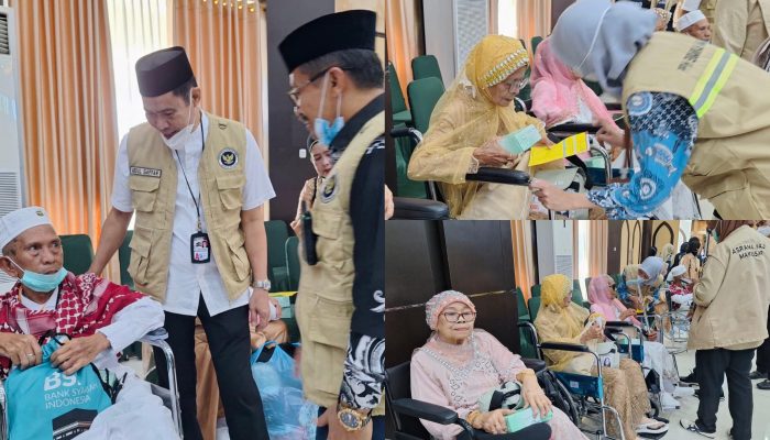 Debarkasi Makassar Istimewakan Lansia, Abd. Gaffar: Mereka Layaknya Orang Tua Sendiri