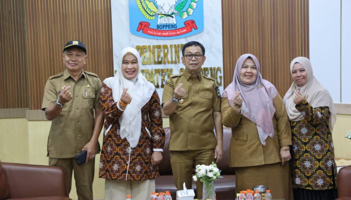Perkuat Program GATI dan GENTING, BKKBN Sulsel Audiensi Dengan Bupati Soppeng