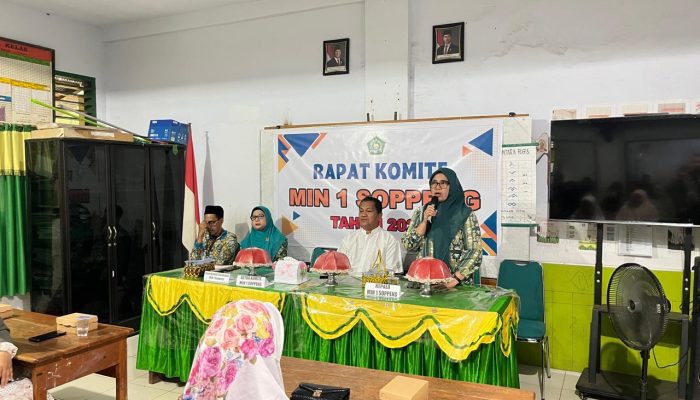 MIN 1 Soppeng Gelar Rapat Komite, Sosialisasikan Program Madrasah ke Orang Tua Siswa