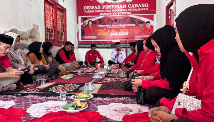 Gema Dzikir dan Doa Bersama Warnai Haul Bung Karno di Kantor PDIP Soppeng 