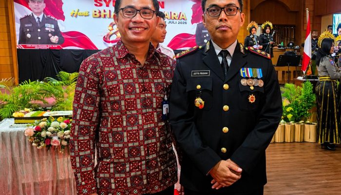 Sinergi Tanpa Batas! Pinca BRI Soppeng Hadiri Tasyakuran Hari Bhayangkara ke-80