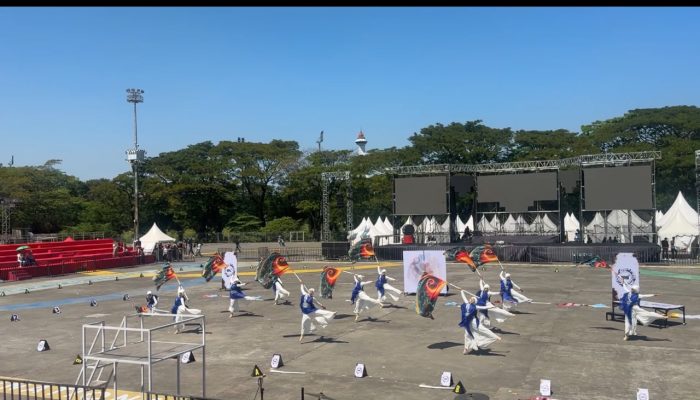 Simfoni Visual Pelita Mario: Mengguncang Karebosi dengan Harmoni dan Bendera