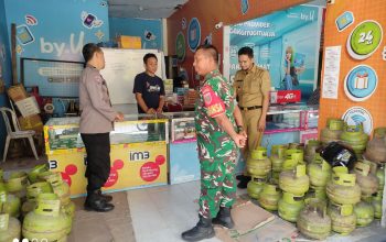 Tiga Pilar Kelurahan Lemba Sambangi Pangkalan Gas  Cegah Kelangkaan & Lonjakan Harga