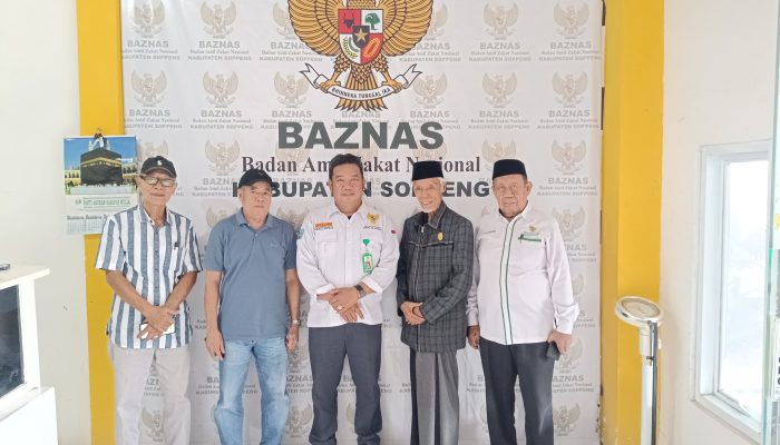 Perkuat Tata Kelola Zakat, Ketua Baznas Barru Kunjungi Baznas Soppeng