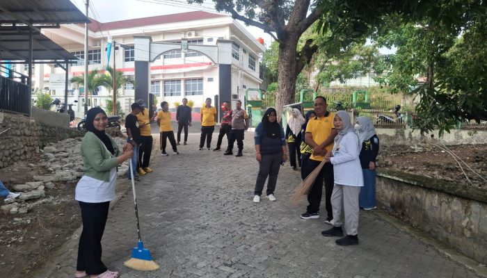 Sinergi Lintas Sektor, KUA Lalabata Implementasikan Ekoteologi Lewat Aksi ‘Geber Lorong’