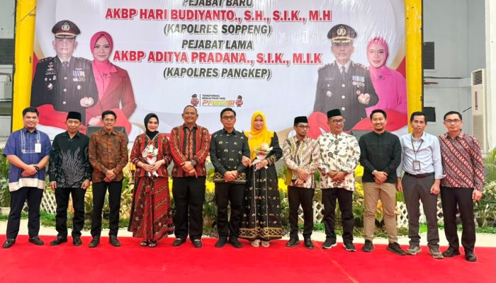 Pinca BRI Soppeng Hadiri Kenal Pamit Kapolres Soppeng: Tegaskan Sinergi Tanpa Batas