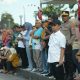 Sorak-Sorai Petani Soppeng Sambut Bupati Suwardi Haseng Di Gerak Jalan