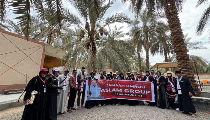 120 Jamaah Umrah Aslam Group Sengkang Dilepas, Kini Tiba di Madinah