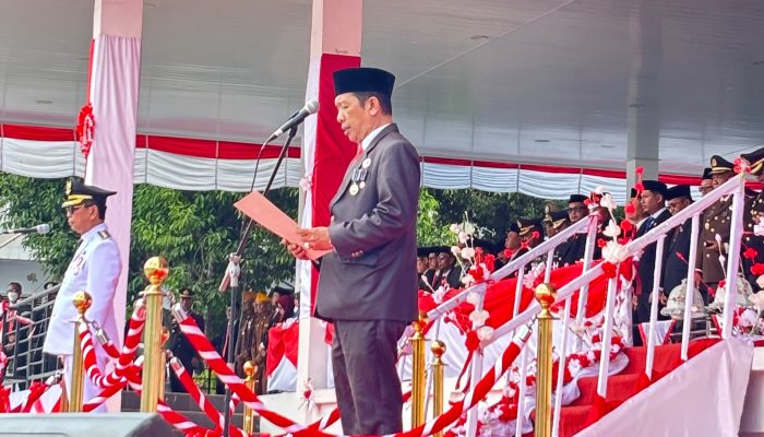Untaian Doa Syahdu Kakan Kemenag Warnai Khidmatnya HUT Ke-81 RI Soppeng