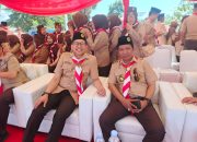 Kakan Kemenag Soppeng Bakar Semangat Kontingen Kemah Pramuka Madrasah Sulsel