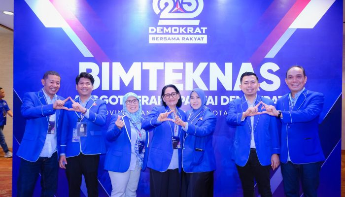 Kawal Demokrasi dan Ekonomi, Anarchie Arus Bakti Hadiri Bimtek Nasional Seperempat Abad Partai Demokrat
