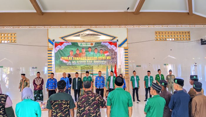Cetak Kader Militan dan Berakhlak, PC GP Ansor Soppeng Resmi Gelar DTD Angkatan VII