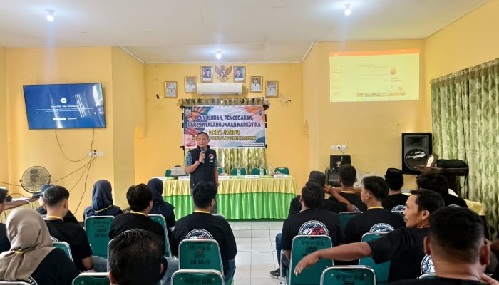Sat Resnarkoba Polres Soppeng Gembleng Pemuda Desa Jampu Lawan Bahaya Narkoba