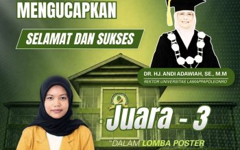 Tembus Podium Nasional, Mahasiswi UNIPOL Sabet Juara 3 Lomba Poster 